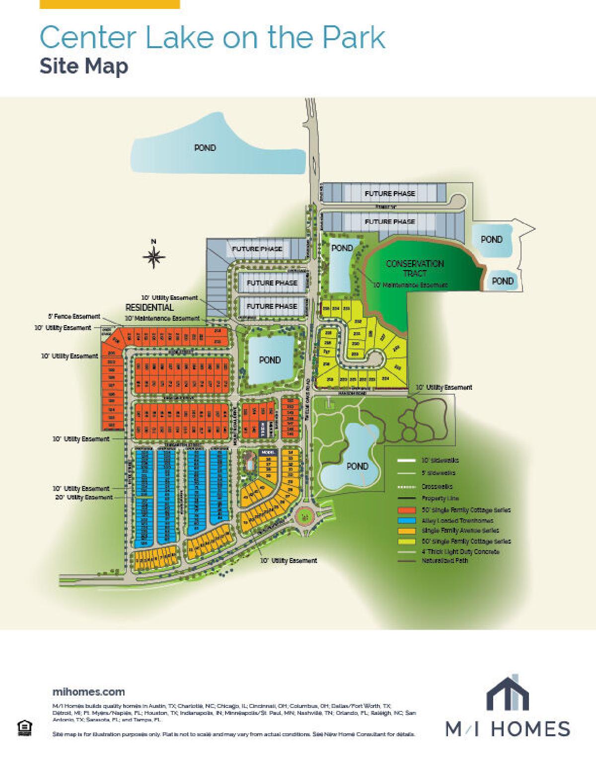 Center Lake on the Park