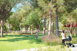 Center Lake on the Park