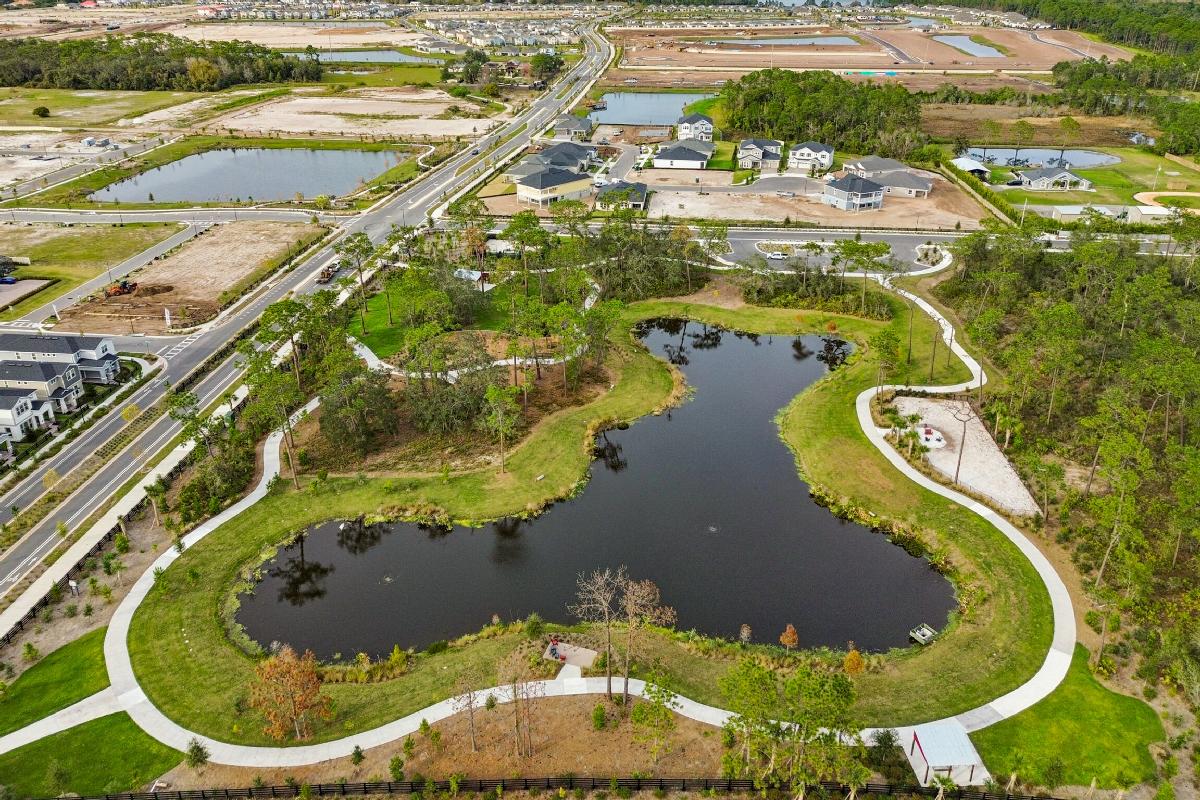 Center Lake on the Park