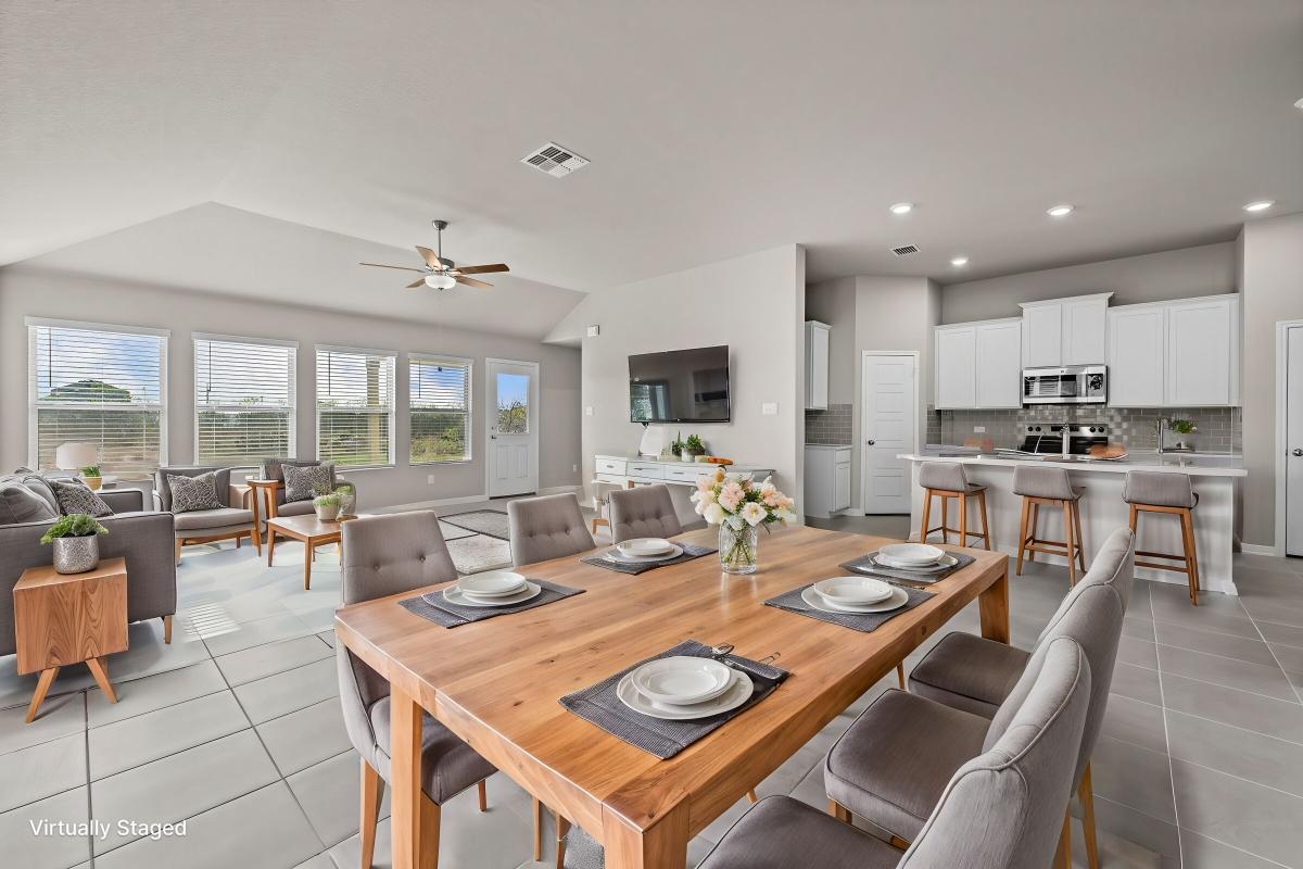 Visual Representation of Dining Room