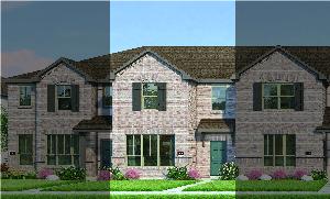 Travis with Elevation 6A Brick Exterior 2023 Townhomes