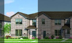 Travis with Elevation 6B Brick Exterior 2023 Townhomes