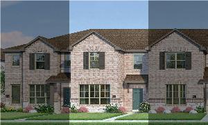 Travis with Elevation 6A Stone Exterior 2023 Townhomes