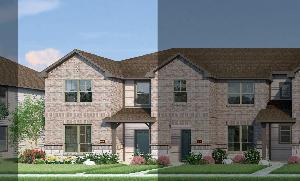 Travis with Elevation 6B Stone Exterior 2023 Townhomes