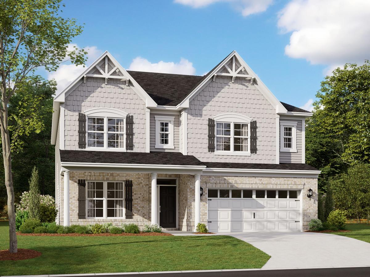 Glendale Elevation C with Optional Brick