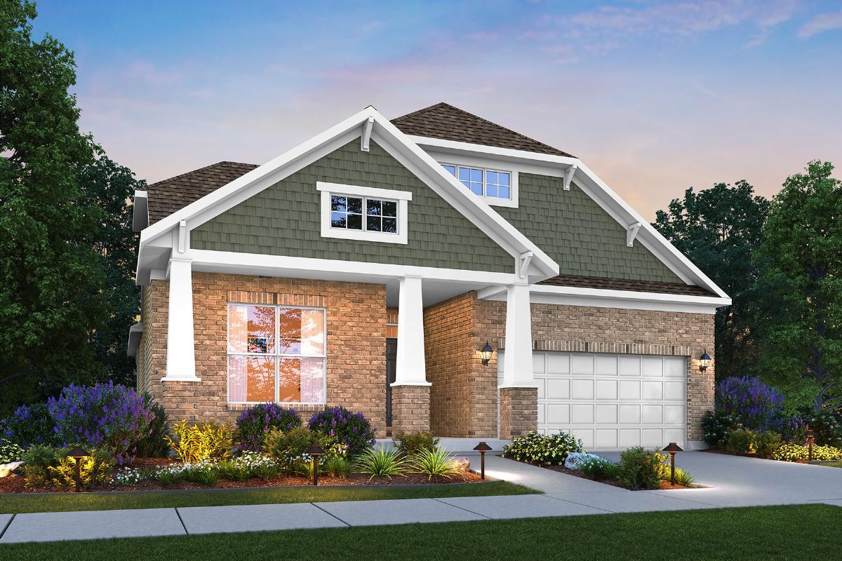 Melville - Elevation C (Optional Coach Lights and Full Brick)