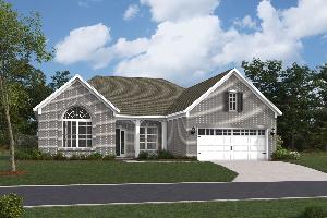 Cheswicke II Elevation E with Brick