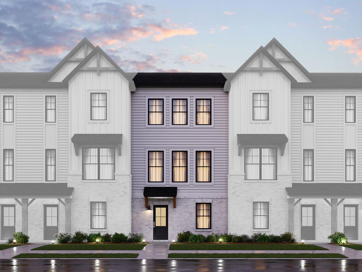 Three-Story Townhome Farmhouse Unit 3