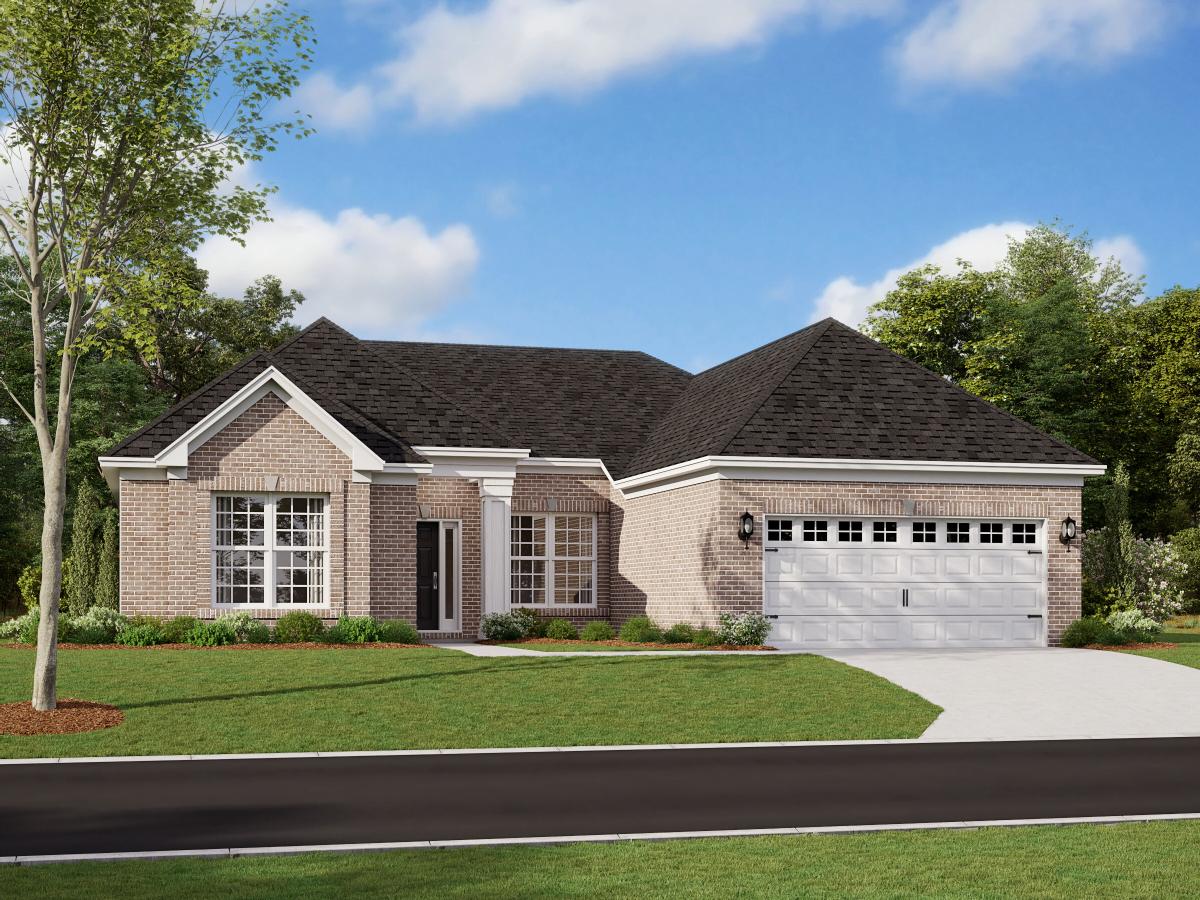 Cheswicke II Elevation B with Brick