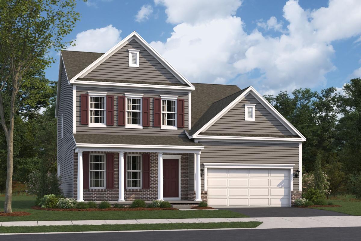 Citadel Elevation A with Brick