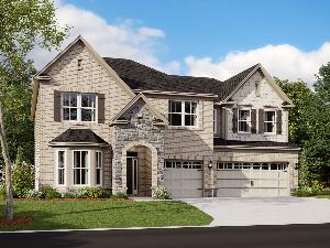 Ainsley II Elevation F with Optional Brick and Stone