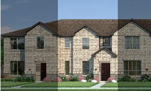 Crockett with Elevation 5B Stone Exterior 2023 Townhomes
