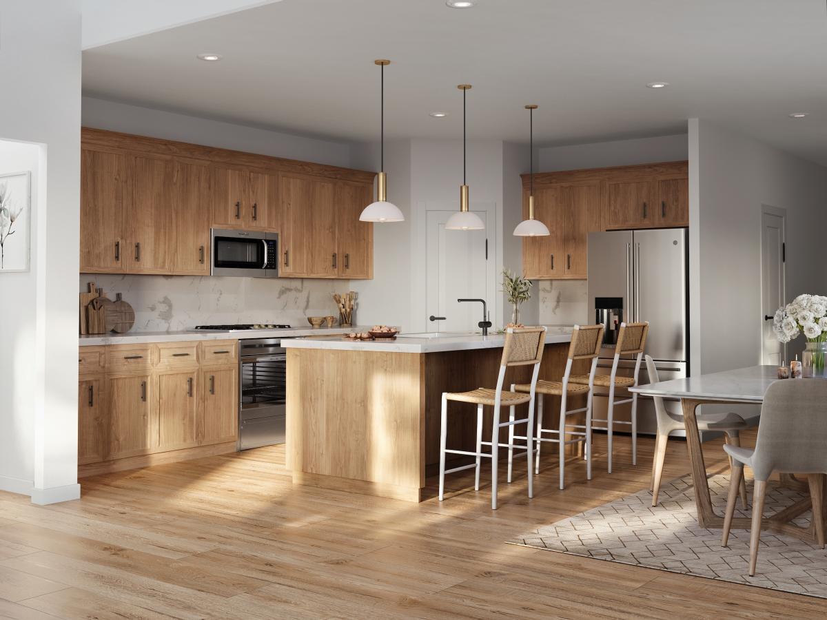 Cedar Floorplan Interior Kitchen Rendering
