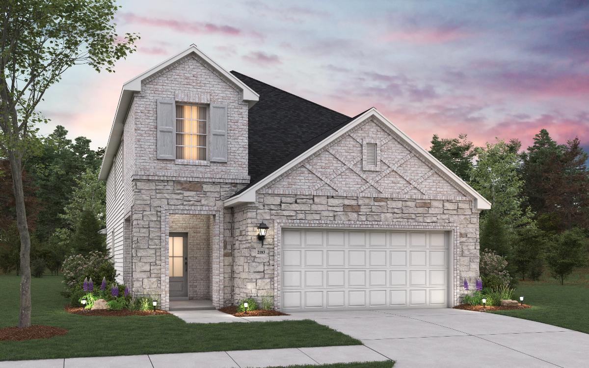 Cedar Elevation W Stone