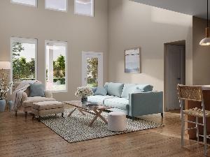 Cedar Floorplan Interior Family Room Rendering
